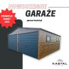Garaże blaszane drewnopodobne, antracytowe od producenta