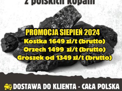 Sierpniowa promocja na węgiel hurtowy z polskich kopalni 2024